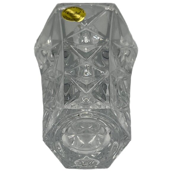 Vintage Vase Cristal France 24% Lead Crystal 5" Cut Glass - Picture 2 of 5